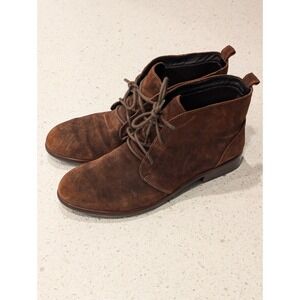 Naot Levanto Ankle Boots Women's Size 40 EU 9โ US Brown Leather Suede Distressed